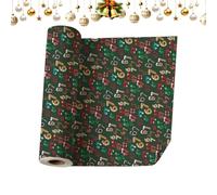 Christmas Wrapping Paper Rolls, Craft Supplies 67 Patterns Fun, Wide Festive Decoration Wrapping Roll, for Party Birthday Wedding Projects Events Celebrations Office School Family Friends