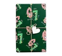 Christmas Wrapping Paper, Seasonal Party Decorations | Christmas Gift Paper Sheets | For Birthday Festival Gathering Event Gifts Teenagers Adults Friends Family