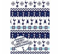 CHRISTMAS WRAPPING PAPER TOTTENHAM HOTSPUR FC CHRISTMAS WRAP FOR GIFTS FOOTBALL 2 SHEETS 2 TAGS WRAP