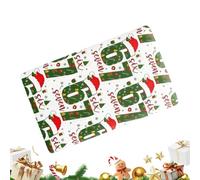 Christmas Wrapping | Thick Smooth Festive Decorations,Santa Christmas Wrap,for Family Friends Offices Party Jewelry Boxes Holiday Birthday Celebration Card Making