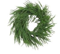 Christmas Wreath 30-60cm Artificial Soft Rubber Vine Decoration, Hangable on Walls or Doors(A,60cm)