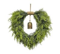 Christmas Wreath - Artificial Frosted Wreath, Decorative Faux Pine | Memorable Large Artificial Christmas Wreaths For Front Door, Welcome Guests With Holiday Cheer, Brings Joyful Spirit, Eye-Catching