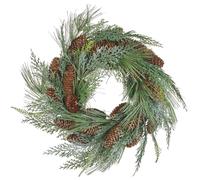 Beliani Traditional Wreath Asturia Green