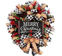 Christmas wreath Autumn wreath 50cm Window, door and wall decorations Christmas wreath diameter: 45cm (Size: E)