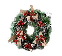 Christmas wreath Christmas Wreath Door Decoration Autumn Door Wreath Handmade Floral Santa Decor Merry Christmas Decorations For Home，Christmas Wreath