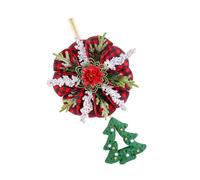 Christmas Wreath Door Window Pendant For Holiday Homes Party Decoration With Fabric Foam Materials Colorful Foam Wreath