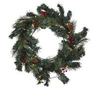 Christmas Wreath LED TENALA Green 60 cm