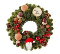 Christmas Wreath Making Accessories - 30cm Pine Cones Decoration Garland | Winter Wreath for House Wall, Halloween, Winter Table, Mantle, Window