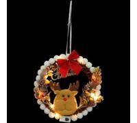 Christmas Wreath Making Kit for Home Bedroom DIY Brown Elk
