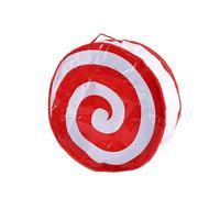 Christmas Wreath Pattern Storage Bag Sturdy PVC Materials Hanging Organizers for Holiday Decorations and Gift Christmas Hanging Bag