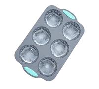 Christmas Wreath Silicone Ice Mold - Non-Stick Easy Release Tray, Beverage Freezing Mold for Coffee Milk, Holiday Wedding Party Decor | for Whiskey Cocktails Beverage Coffee Milk Wedding Party