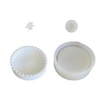 Christmas Wreath Silicone Tray Mold Soft Elastic Silicone Rings Mold for Christmas Baking Courses Party Decors