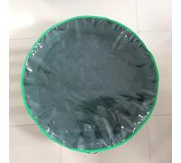 Christmas Wreath Storage Bag for Round Holiday Decorations Pe Fabric Having Sturdy Handle for Zip Closure 60 X 18 Cm Red or Green Festive Colour(Green)