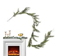 Christmas Wreaths for the Front Door, Autumn Christmas Wreath Door Wreath Garland, Curved Festive Artificial Garland for Kitchen, Fireplace, Window, House, Winter, Spring, Summer, Autumn Season