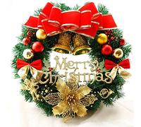 Christmas Wreaths Garlands Decoration 60cm Christmas Door Wreaths Pre-lit Christmas Garland Decorated Outdoor Illuminated LED Lights The New