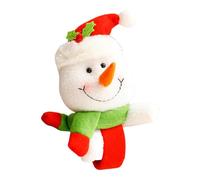 Christmas Wrist Slap Bracelet - Christmas Plush Slap Bracelets, Cute Doll Bracelet | Santa Claus Snowman Snap Bracelet, Funny Belts, Fare riferimento alla descrizione, Plush+Velvet, Please refer to