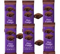 Christmas XL Chocolate Bars - Choc Fudge & Birthday Cake Flavour Centres - 127g Bars with Vanilla, Fudge & Sugar Decorations - Perfect for Gifting & Stocking Stuffers - Nm (6 x Bar, Choc Fudge)