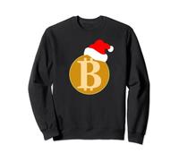 CHRISTMAS XMAS BITCOIN CRYPTO MINER MONEY TRADER WOMENS MENS Sweatshirt