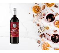 Christmas Xmas Gift - Three Mills Mulled Winter Punch | Blend Of Rich Berry Fruit Flavours | Zesty Orange And Aromatic Cinnamon | Delicious Winter Warmer | 75cl | Alcohol Free | Suitable For Vegans