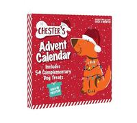 Christmas Xmas Pet Dog Treat Gift Chesters Christmas Advent Calendar 100g - 54 Complementary Dog Treats