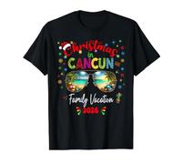 Christmas Xmas Trip Mexico Cancun Los Cabos Value Graphic T-Shirt, Men, Black, L