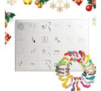 Christmas Yarn 2024 Knitting Marker Calendar 24 Day Christmas Sew 2024 Christmas Countdown Calendar Giftes For For Knitter Markers