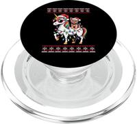 Christmas Yorkshire Terrier Unicorn Sunglasses Yorkie PopSockets PopGrip for MagSafe