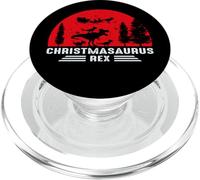 Christmasaurus Rex T-Rex Dinosaur PopSockets PopGrip for MagSafe