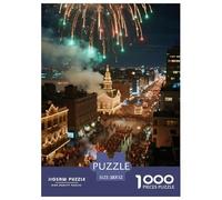 ChristmasChristmas 1000 Piece Jigsaws Educational Games Challenge Toy Merry Christmas Home Decoration Family Fun for Adults And Children 52x38cm/1000pcs