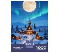 ChristmasChristmas 1000 Pieces Jigsaws Challenging Game Toy Merry Christmas Home Decoration Family Fun Adults Gifts 38x26cm/1000pcs