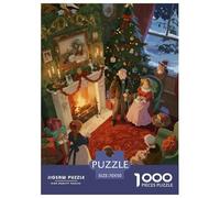 ChristmasChristmas 1000 Pieces Jigsaws Challenging Game Toy Merry Christmas Home Decoration Fit Families for Adults And Children 70x50cm/1000pcs