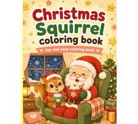 christmass squirrel coloring book