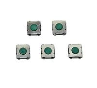 Christol 5PCS Tactile Switches 6X6X2.5mm 4Pin Blue SMD Waterproof Silicone Tactile Micro Push Button Microswitches