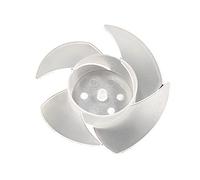 Christol Fan Blades Transparent Plastic Fan Blades Hair Dryer Universal High-power Motor Plastic Fan 4 Blades Fan Blades Replacement