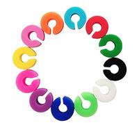 Christol Wine Glass Markers Set of 12 Mini Circle Silicone Drink Glass Charms Tags Labels