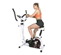 Christopeit Unisex - Adult Cross Trainer CT 4 with Seat, Black/White, Approx. Dimensions (L x W x H): 111 x 66 x 152 cm