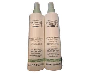 Christophe Robin Hydrating Leave In Mist With Aloe Vera 2 X 150ml (63A)