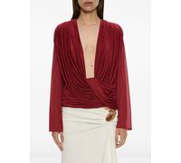 Christopher Esber ripple draped top - Red XXS-XS-S-M-L