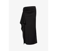 Christopher Esber Womens Christopher Esber Cascade Hardware Stretch-Knit Midi Skirt Black 8