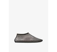 Christopher Esber Womens Christopher Esber Minette Mesh Ballet Flats Dark Brown Eur 39 / 6 UK Women