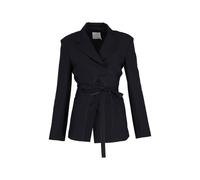 Christopher Esber Women's Preloved Tie-Waist Blazer in Black Polyester | Size: 10