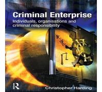 Christopher Harding Criminal Enterprise Paperback Book Christopher Harding Multicolor