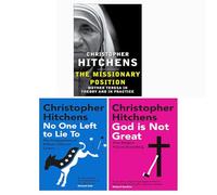Christopher Hitchens 3 Books Collection Set - The Missionary Position,God Is Not Great,No One Left to Lie To