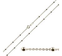 Christopher James of London CJoL - Solid 925 Sterling Silver 26" (66cm) 3mm Wide Bead/Ball and Trace Chain In Gift Box - 4.5g