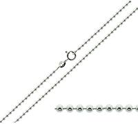 Christopher James of London CJoL - Solid 925 Sterling Silver 36" (91cm) 2mm Wide Bead/Ball Chain In Gift Box - 10.4g