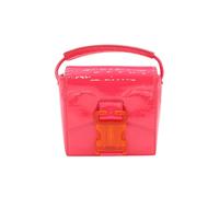 Christopher Kane Preloved Safety Buckle Cross-Body Bag In Pink Patent Pink One Size