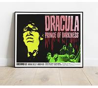 Christopher Lee as Dracula Prince Of Darkness Film Promo : A Huge 30"x24" Poster Print Vintage Retro Reproduction Perfect For Home Bedroom Living Room