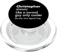 Christopher Like A Normal Guy Only Cooler Legend King First PopSockets PopGrip for MagSafe