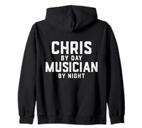 Christopher Musician Meme Costume Gen Z Millennial Chris Zip Hoodie