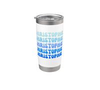 Christopher Name Minimalist Design Stainless Steel Insulated Tumbler